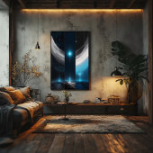 Night Lights Canvas Afdruk
