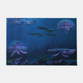 Night Lights Jellyfish Aquarium Deurmat (Voorkant)