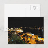 Night Lights Levis Quebec City Skyline Briefkaart (Voorkant / Achterkant)