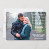 Night Lights Photo Template Weddenschap Kaart (Voorkant)