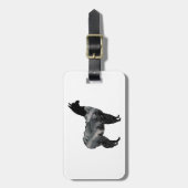 Night Llama Bagagelabel (Voorkant verticaal)