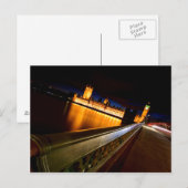 Night London briefkaart (Voorkant / Achterkant)