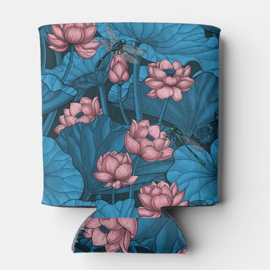 Night lotus garden blikjeskoeler (Achterkant)