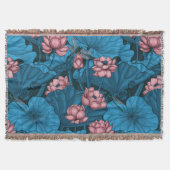 Night lotus garden deken (Voorkant)