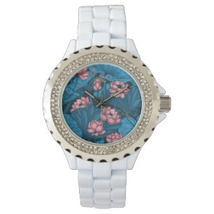 Night lotus garden horloge