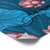 Night lotus garden poster (Hoek)