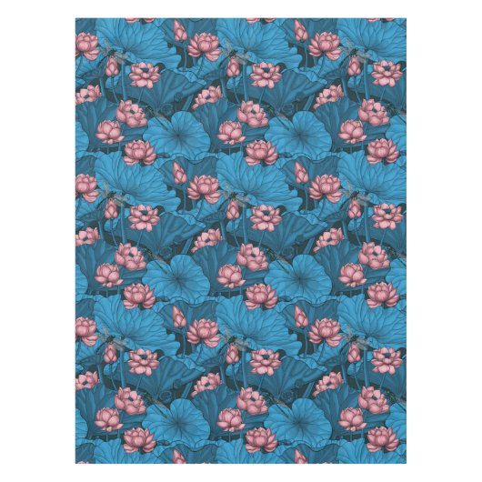 Night lotus garden tafelkleed (Voorkant)