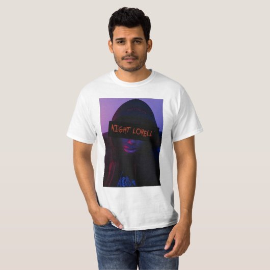 Night lovell Black T-shirt (Voorkant volledig)