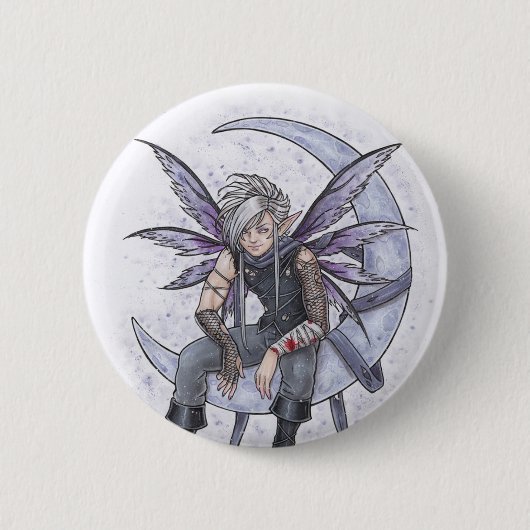 Night Lover Fairy Button (Voorkant)