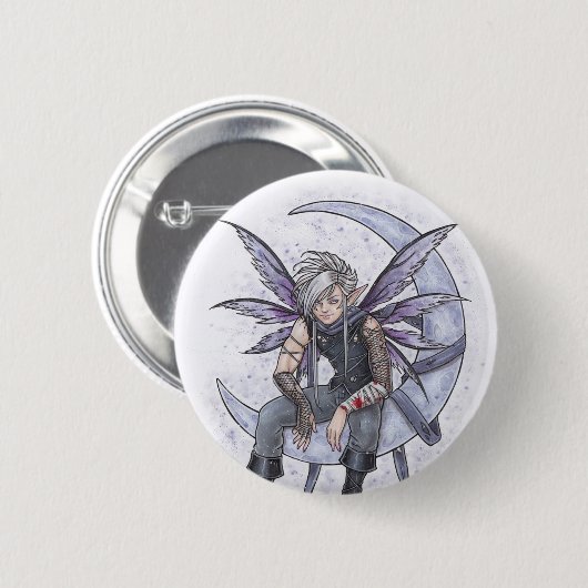 Night Lover Fairy Button (Voorkant /achterkant)
