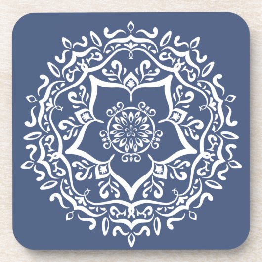 Night Mandala Bier Onderzetter (Voorkant)