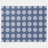 Night Mandala Fleece Deken (Voorkant (Horizontaal))