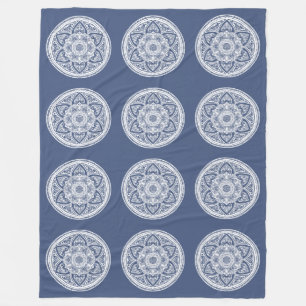 Night Mandala Fleece Deken