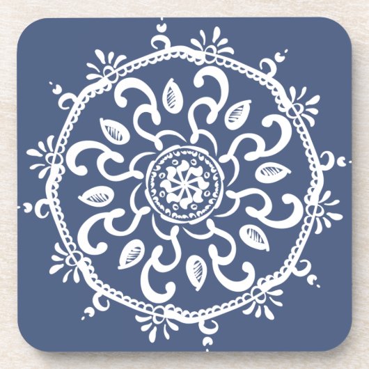 Night Mandala Onderzetter (Voorkant)