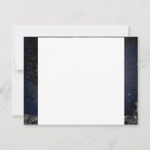 Night Moon Country Church Dank u wel Bedankkaart (Achterkant)