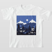 Night mountain view t-shirt (Laagn)