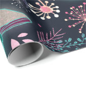 Night Mushroom Garden Cadeaupapier (Rol Hoek)