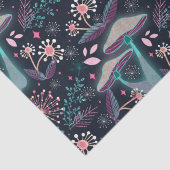 Night Mushroom Garden Tissuepapier (Detail)