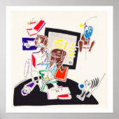 Night & Nap Drawings 10 door PBaud Archival Poster (Voorkant)