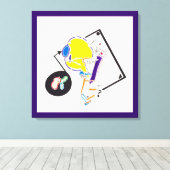 Night & Nap Drawings 15 Wat zie je? Canvas Afdruk (Insitu (Houten vloer))