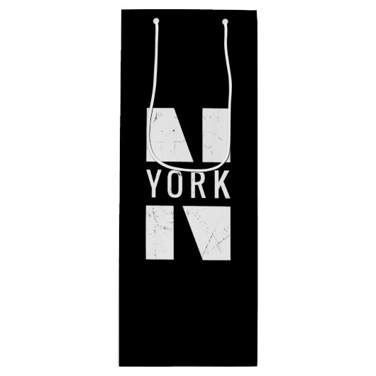 Night New York Wijn Cadeautas (Voorkant)