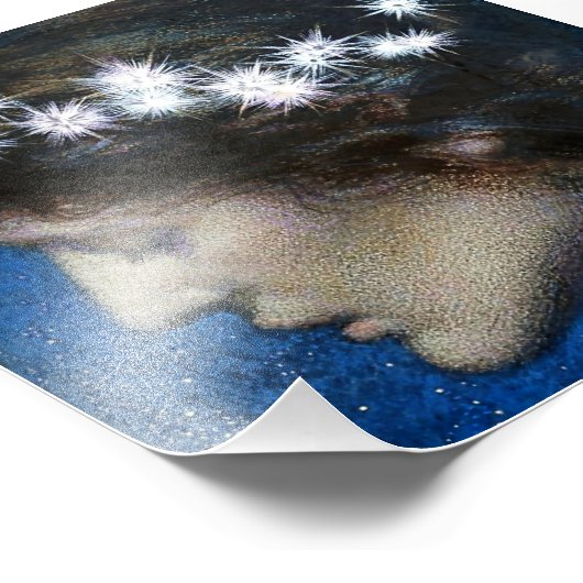 “Night - Noc” Fairy Art by Robert Hughes Foto Afdruk (Hoek)