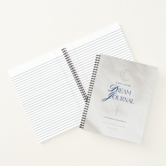 Night Notes droomjournaal Notitieboek (Binnen)