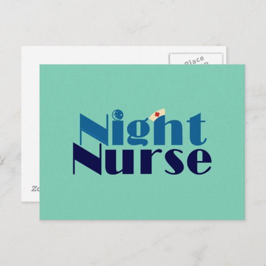 Night Nurse Briefkaart (Voorkant / Achterkant)
