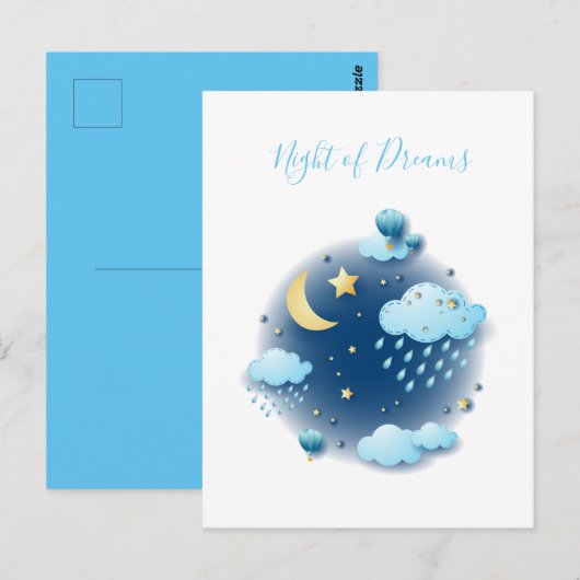 Night of Dreams Briefkaart (Voorkant / Achterkant)
