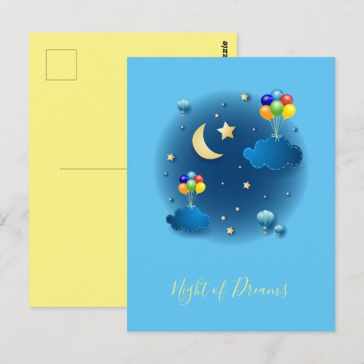 Night of Dreams Briefkaart (Voorkant / Achterkant)