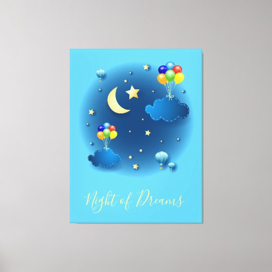 Night of Dreams Canvas Afdruk (Voorkant)