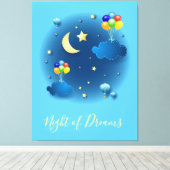 Night of Dreams Canvas Afdruk (Insitu (Houten vloer))