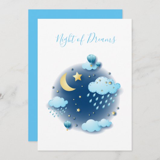 Night of Dreams Kaart (Voorkant / Achterkant)