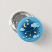 Night of Dreams Ronde Button 3,2 Cm (Voorkant /achterkant)