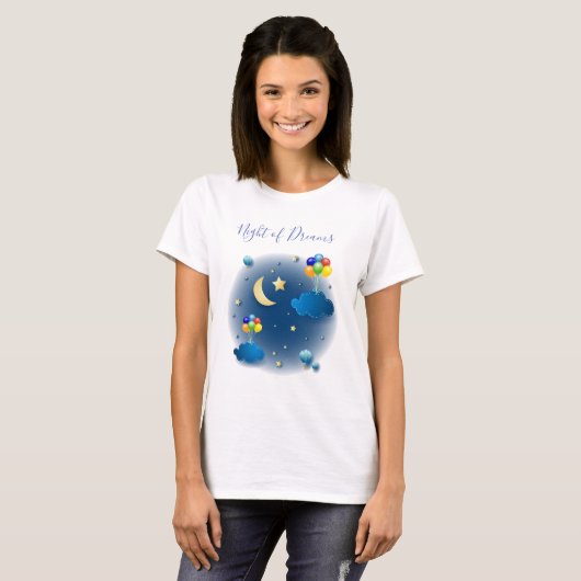 Night of Dreams T-shirt (Voorkant volledig)