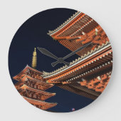 Night of Kaminarimon in Tokyo Japan Grote Klok (Voorkant)