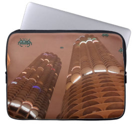 Night of the Marina City Invaders Laptop Sleeve