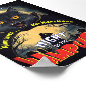 Night of the Vampurrr -  horror poster (Hoek)