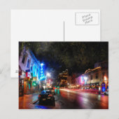 Night on 6th Street - Austin Texas Briefkaart (Voorkant / Achterkant)