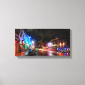 Night on 6th Street - Austin Texas Canvas Afdruk (Voorkant)