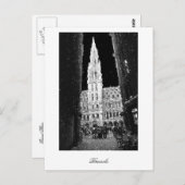 Night On The Grand Place, Brussel Briefkaart (Voorkant / Achterkant)