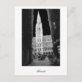 Night On The Grand Place, Brussel Briefkaart