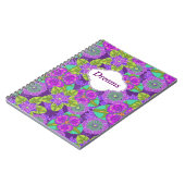 Night Orchid Paars notebook Notitieboek (Linkerzijde)