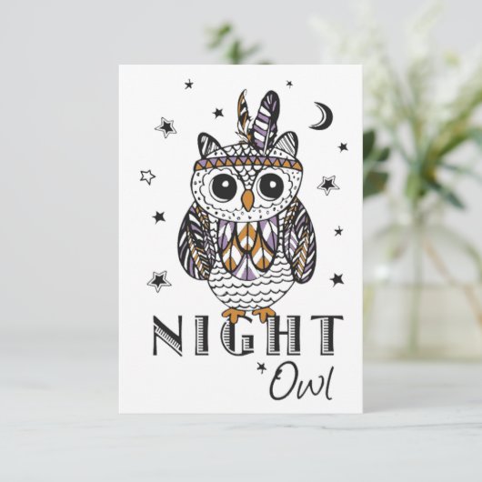 Night Owl Aankondiging (Staand voorkant)