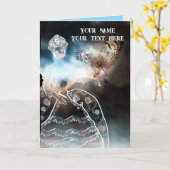 Night Owl and Lady Kaart (Gele Bloem)