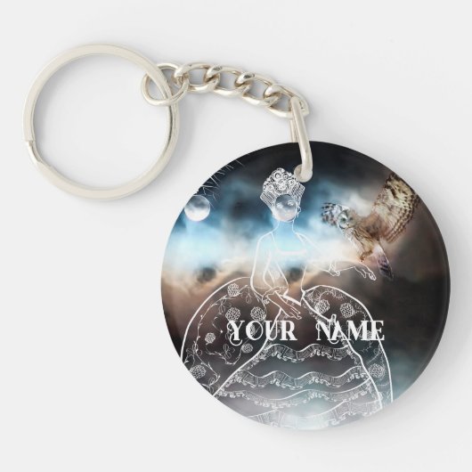 Night Owl and Lady Sleutelhanger (Voorkant)