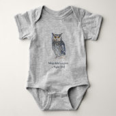 Night Owl Baby Bodysuit (Voorkant)