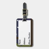 "Night Owl" Bagagelabel (Voorkant verticaal)