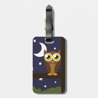 "Night Owl" Bagagelabel