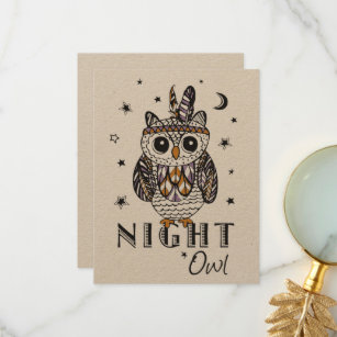 Night Owl Bedankkaart